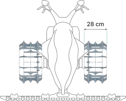 Mrežasta kolesa - Direktno priklopna - 28 cm