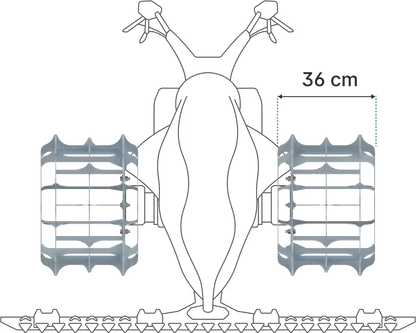 Mrežasta kolesa - Direktno priklopna - 36 cm